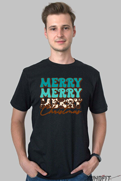 GILDAN Tricou De Craciun Merry Merry Merry Christmas 2 Barbat