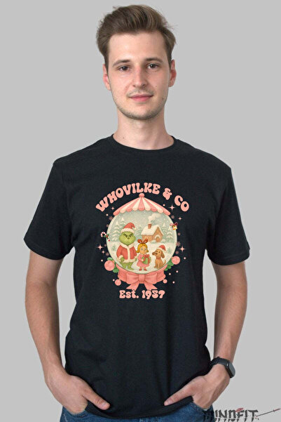 GILDAN Tricou De Craciun Glob Fermecat Whoville Barbat