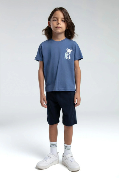 Rolypoly Boy's bermyuda set - ocean