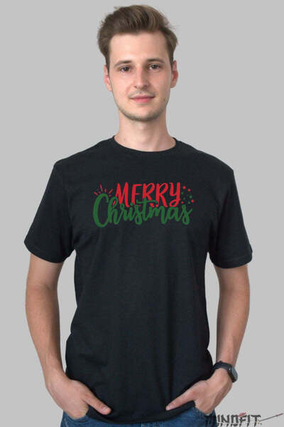 GILDAN Tricou De Craciun Merry Christmas Festiv 5 Barbat