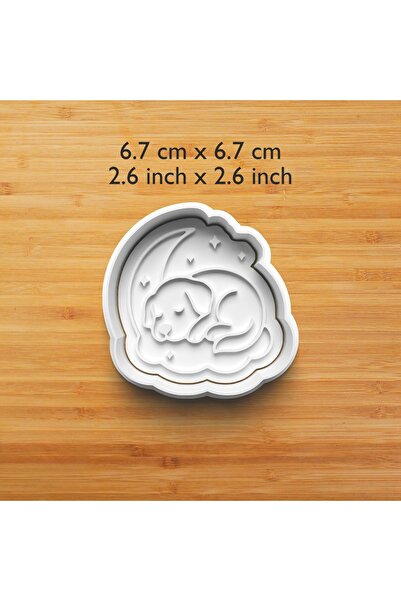 Hobist Sleeping and Dreaming Sweet Dog Set Cookie and Candy Dough Mold