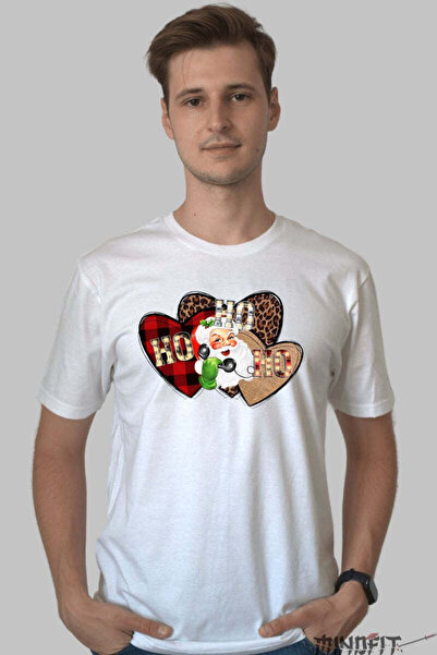 GILDAN Tricou De Craciun Ho Ho Ho Retro Santa Barbat