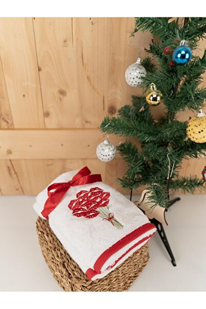 Baveno Бавовняний 2-комплект 45x70 см Преміум вишитий дизайн рушник і рушник набір