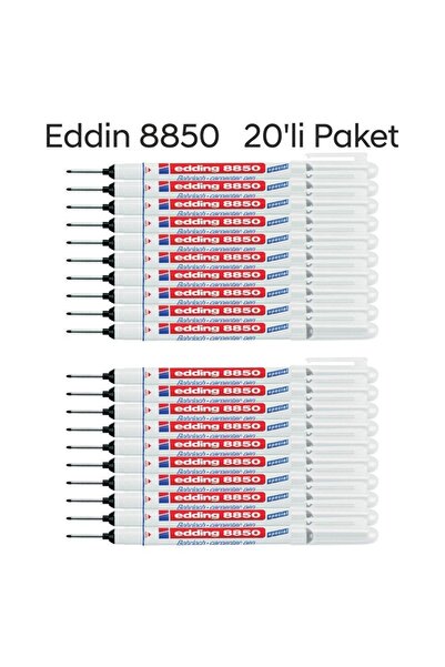 Edding 8850 Montaj İşaretleme ve Marangoz Kalemi 20'li Paket
