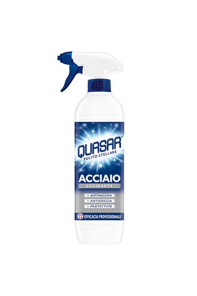 Quasar Διάλυμα Acciaio 580ml από ανοξείδωτο χάλυβα