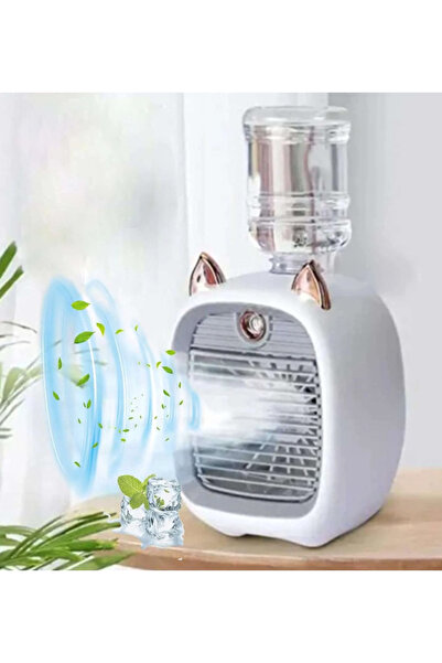 Mihai Andowl Q HF2 Rechargeable Portable Fan with Water Sprayer