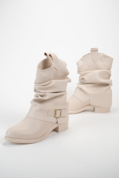 Munshoes Dusty Women's Bellows Heeled Boots