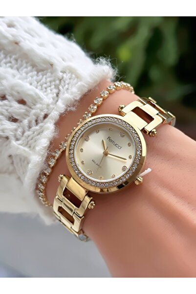 Ferrucci Steel Band Women's Watch 3 Atm Waterproof