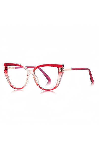 Techsuit Anti-reflective women's computer glasses Techsuit, red, 2259