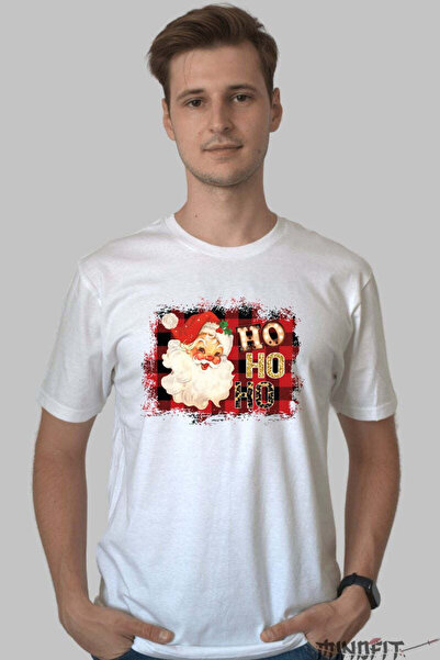 GILDAN Tricou De Craciun Ho Ho Ho Vintage Barbat