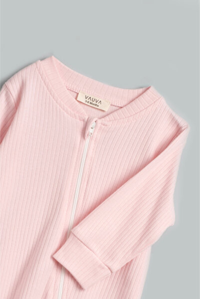 Vauva 2-Pack Jumpsuit Girls Boys Baby Kids Transitional Long Sleeve Zippered Sleeping Bag