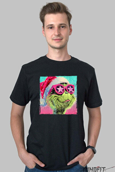 GILDAN Tricou Craciun Grinch Cu Ochelari Star Barbat