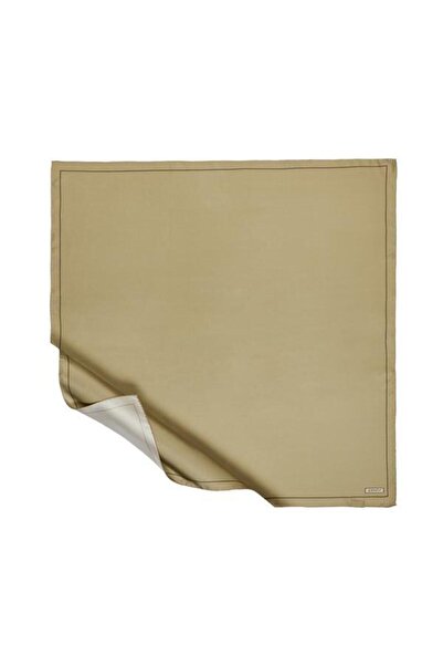 ipekevi وشاح حريري من Ipekevi Twill - إطار - أخضر جوزي