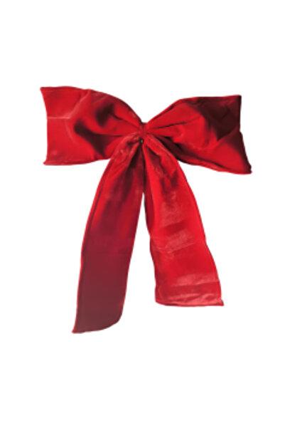 OEM Mega Velvet Decorative Bow 80x90 cm Red (model 60058)