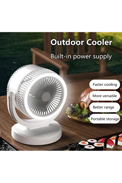 LILY Desk fan with 3 speeds, 360 degree rotation, silent