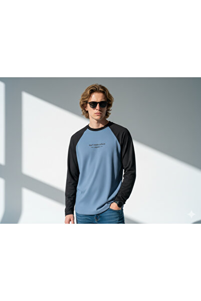 ribana Ανδρικό φούτερ με λαιμόκοψη από βαμβακερό μαλακό υφή, άνετο και χαλαρό