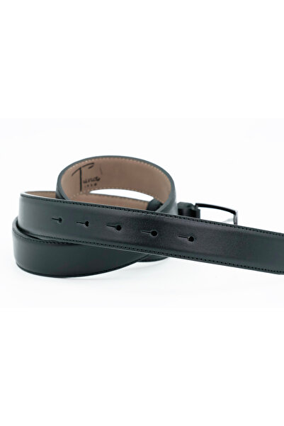 Tuna Genuine Leather 2.7 cm Classic Men's Belt - Kmr5000