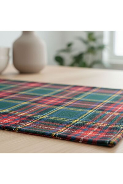 Grand Fine Art 2 bucăți set de masă americană, set de masă americană în carou...