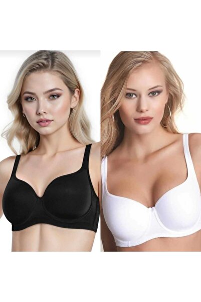 Le Jardin 9720 Amanda Shaping / Sculpting Black-White Bra-2Pieces