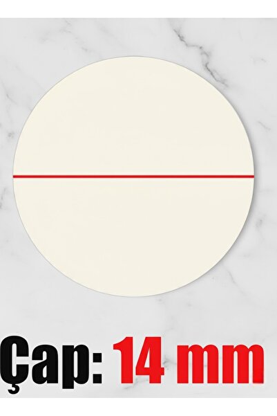 MH MiniHediye Yapışkanlı Vida Tapası Tıpası Krem Vida Kapatıcı Kapağı (100 Adet)