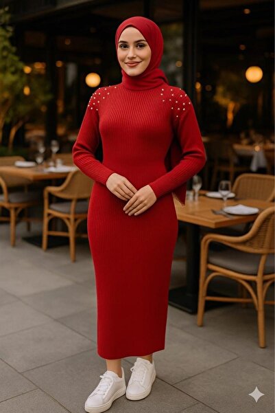 AXXAN Beaded Stone Women's Dress Pencil Dress Slim Fit Suitable for 35/60 Kilos Height 125 Centimeters