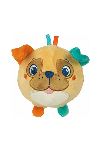 Animals Ζώα Buddy Plush Ball Figurine με σκύλο, κουδουνίστρα για μωρά Clementoni
