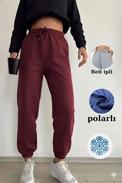 trendalisse Γυναικείο παντελόνι με ψηλόμεσο φλις εσωτερικό με τρεις κλωστές