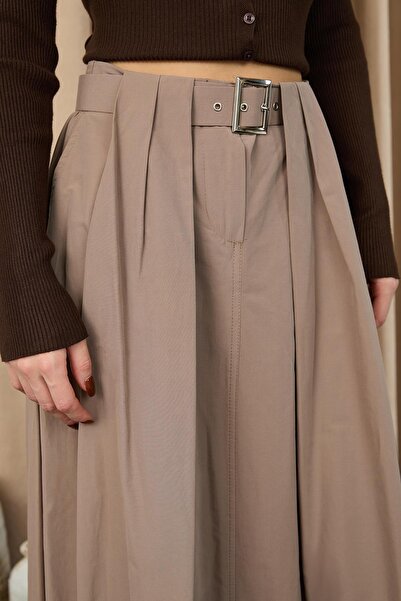 Loreen Women's Pleated Belted Skirt 20702