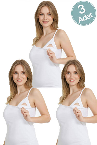 par lingerie pl Σετ 3 τεμαχίων χτενισμένα βαμβακερά εσώρουχα θηλασμού