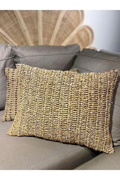 KUMBAHCEDESIGNCO Bohem Tarz Doğal Dokulu Kırlent