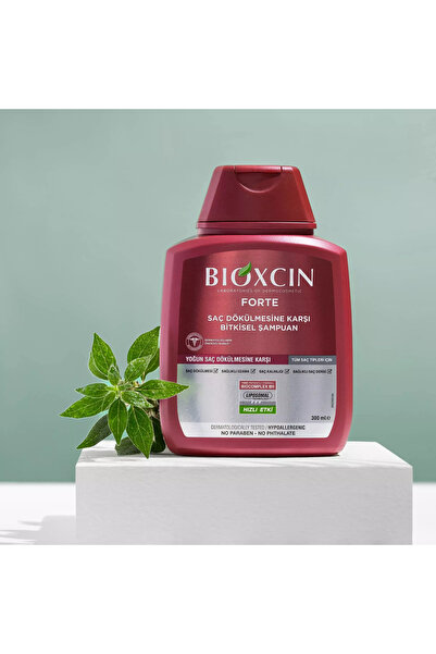 Bioxcin Forte Intensive Anti-Hair Loss Shampoo 300ml Buy 3 Get 2 + 100ml Face Wash Gel Gift