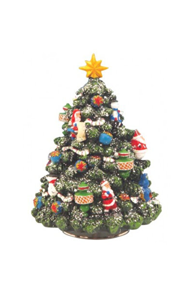 AZAY CASA Decoratiune Craciun, bradut muzical 11 x 13.5 cm