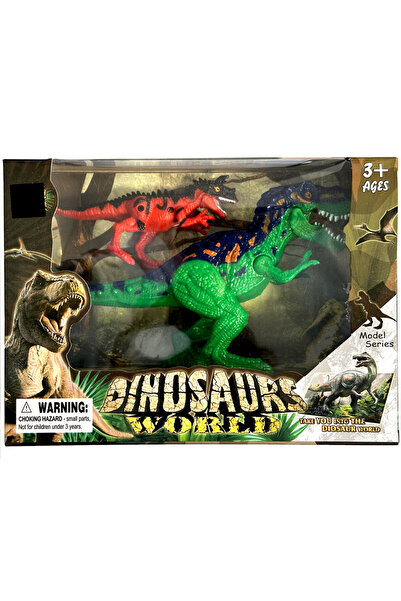 dinozauri Dinosaur plastic figurine set of 2 pieces in box