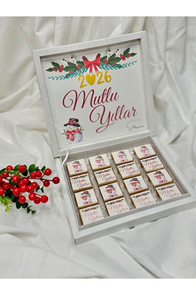 Genel Markalar 2026 YeniYıl Çikolatası - Yılbaşı Hediyesi - Kokina süslemeli ...