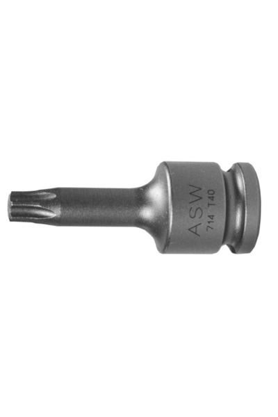 ASW 714 Capete chei tubulare de impact cu profil TORX® exterior 3/8'' TX 45