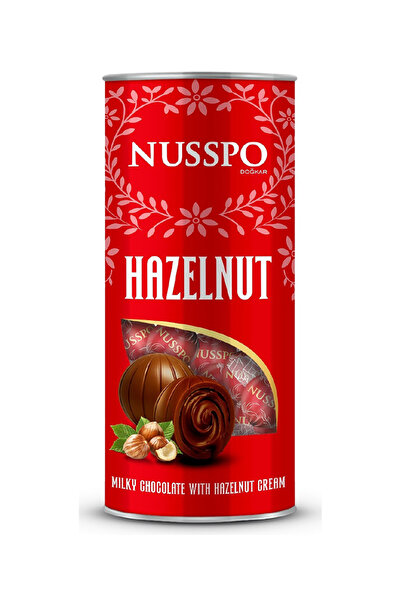NUSSPO Fındık Kreması Dolgulu Sütlü Çikolata 400 Gr
