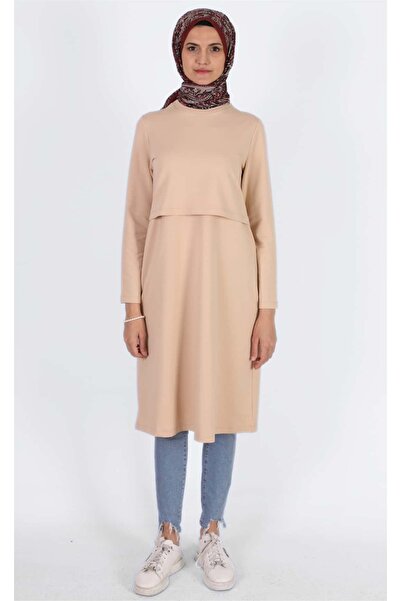 Mersha Collection Emzirme Özellikli Tunik - Lohusa Anneler İçin Pratik Tasarım