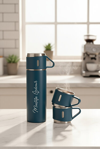 Mio Life Premium A+ Quality Stainless Steel Coffee Thermos Tea Thermos 3 Cup Thermos 500ml Bag Gift