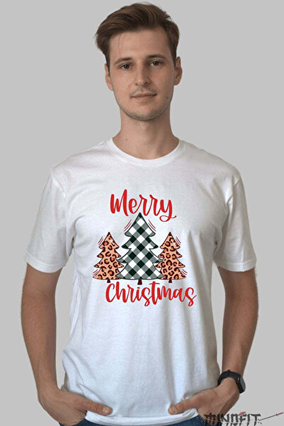 GILDAN Tricou De Craciun Braduti Cu Animal Print Barbat
