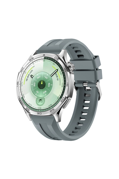 zore Huawei Gt2 46mm Frms Krd-148 22mm Silicone Cord - Dark Gray