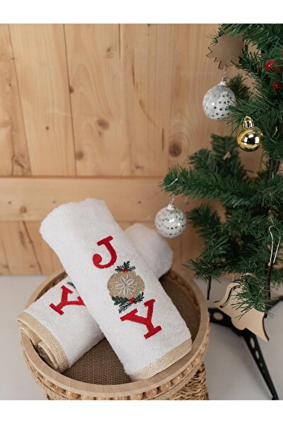 Baveno Бавовняний 2-комплект 45x70 см Преміум вишитий дизайн рушник і рушник набір