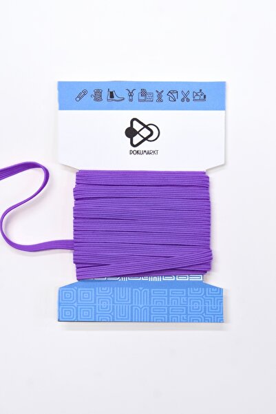 Dokumarkt 6 мм плоска швейна гумка - папка, книга, пояс, простирадло - 10 метрів