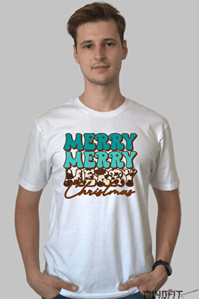GILDAN Tricou De Craciun Merry Merry Merry Christmas 3 Barbat