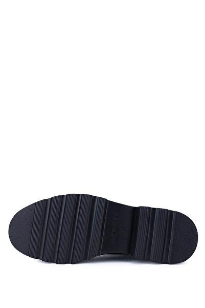 Tamer Tanca Men's Genuine Leather Navy Blue Casual Shoes