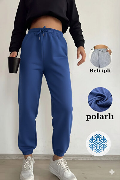 trendalisse Γυναικείο παντελόνι με ψηλόμεσο φλις εσωτερικό με τρεις κλωστές