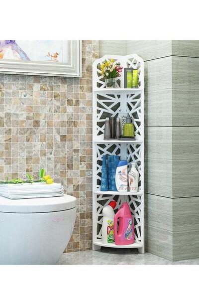 Generic FFD Bathroom Corner Stand Shower Caddy for Efficient Storage and Orga...