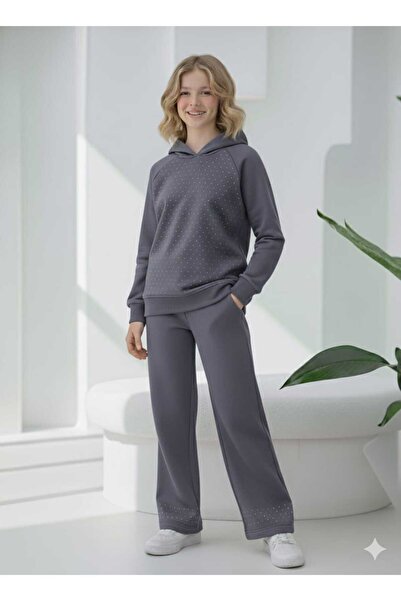 EFSACE Stone Hoodie Girl's Suit