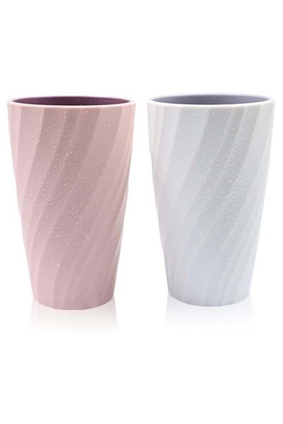 Generic Toothbrush Cup, Soft and Durable, 2Pack Unbreakable Bathroom Tumbler ...