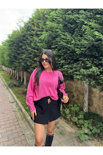 Rouge basıc Karol Accessory Detailled Shorts Skirt