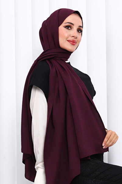 İmajButik Plum Cotton Jazz Shawl